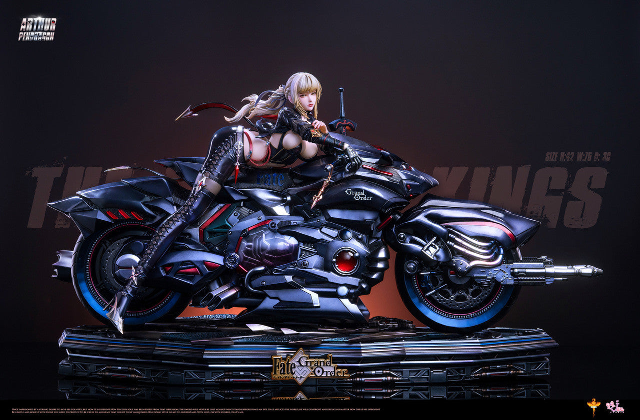[Warehouse in Stock] DT Studio & UME Studio - Statue - Fate Series - Saber Alter Artria Pendragon Motorcycle