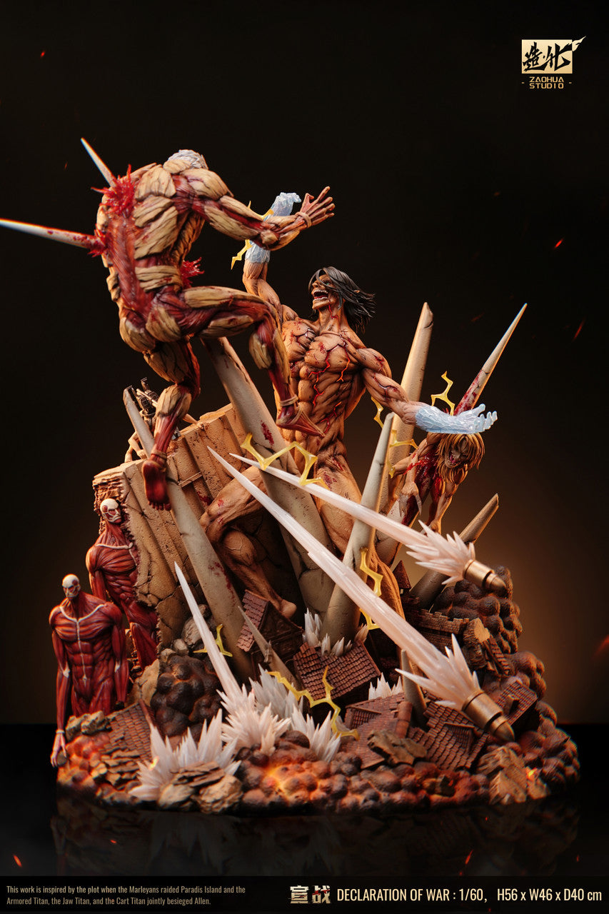 [Last One] ZaoHua Studio - Statue - Attack on Titan - Declaration Of War EX ver with LED