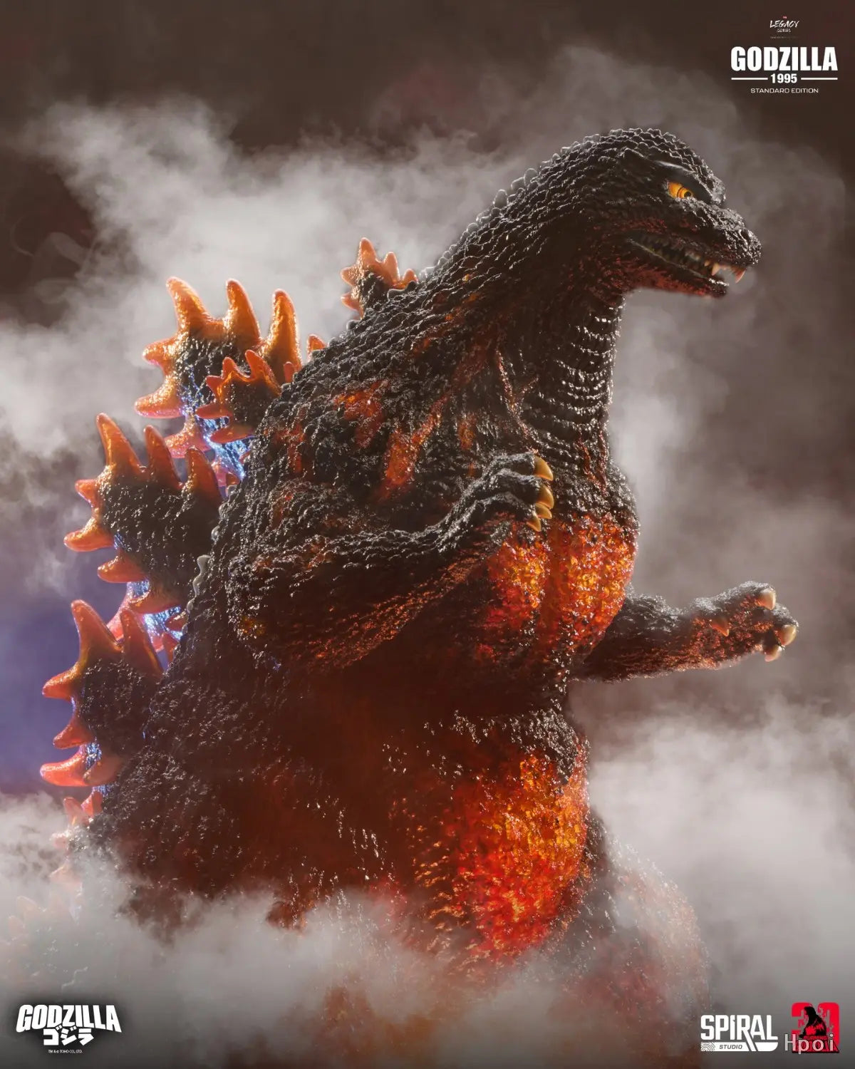 [Pre-Order] Spiral Studio - Statue - Legacy Series Godzilla 1995 Closed-Mouth Version (Licensed)