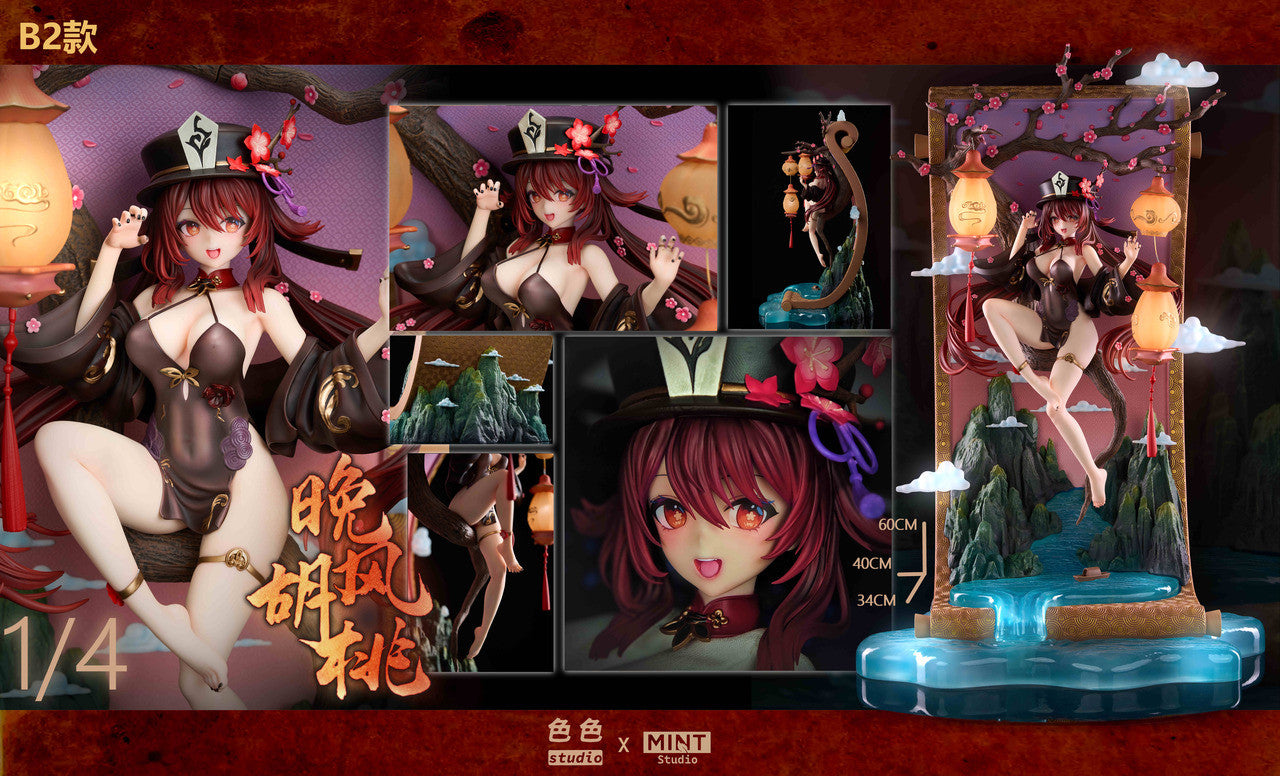 [Warehouse in Stock] Sese Studio & Mint Studio - Statue - Genshin Impact - Evening Wind Hu tao