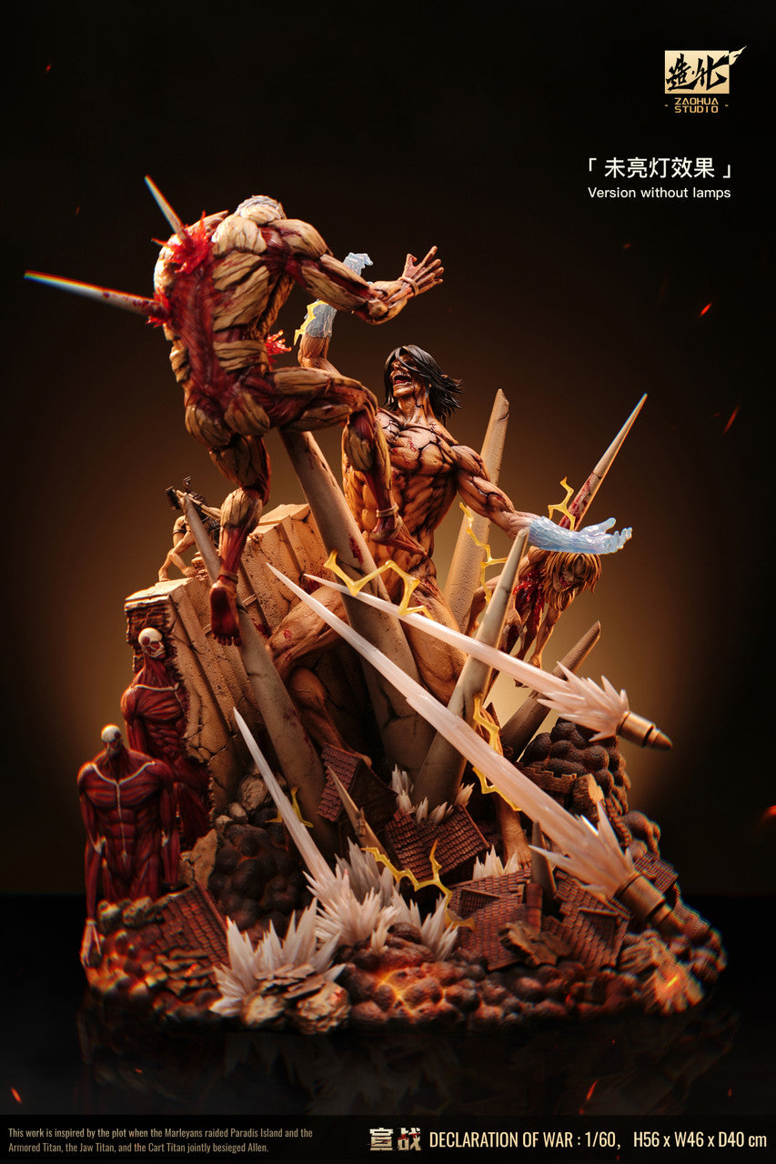 [Last One] ZaoHua Studio - Statue - Attack on Titan - Declaration Of War EX ver with LED