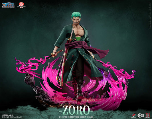 [Pre-Order] Pixel Poses X Cosmic Creations X JIMEI PALACE Studio - Action Figure - ONE PIECE Roronoa Zoro 1/6 Scale Platinum Silicone Action Figure (Licensed)