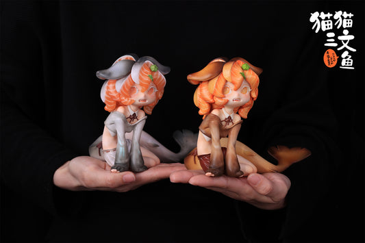 [Pre-Order Closed] WeArtDoing Studio - Statue - Original - Kitty Salmon Series Salmon Fairies-Silver & Salmon Fairies-Caramel (Licensed)