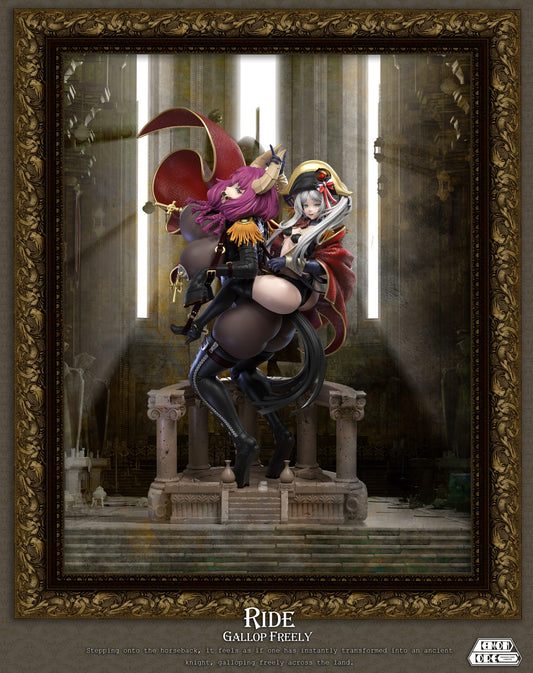 [Pre-Order] Demon Core Studio - Statue - Frieren: Beyond Journey's End - Frieren & Aura cosplaying Napoleon Crossing the Alps