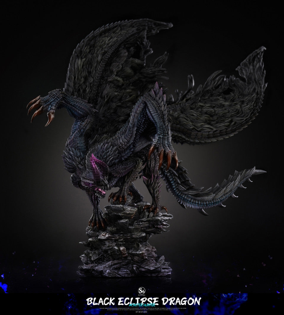 [Warehouse in Stock] S6 studio - Statue - Monster Hunter - #6 Black Eclipse Dragon (Gore Magala)
