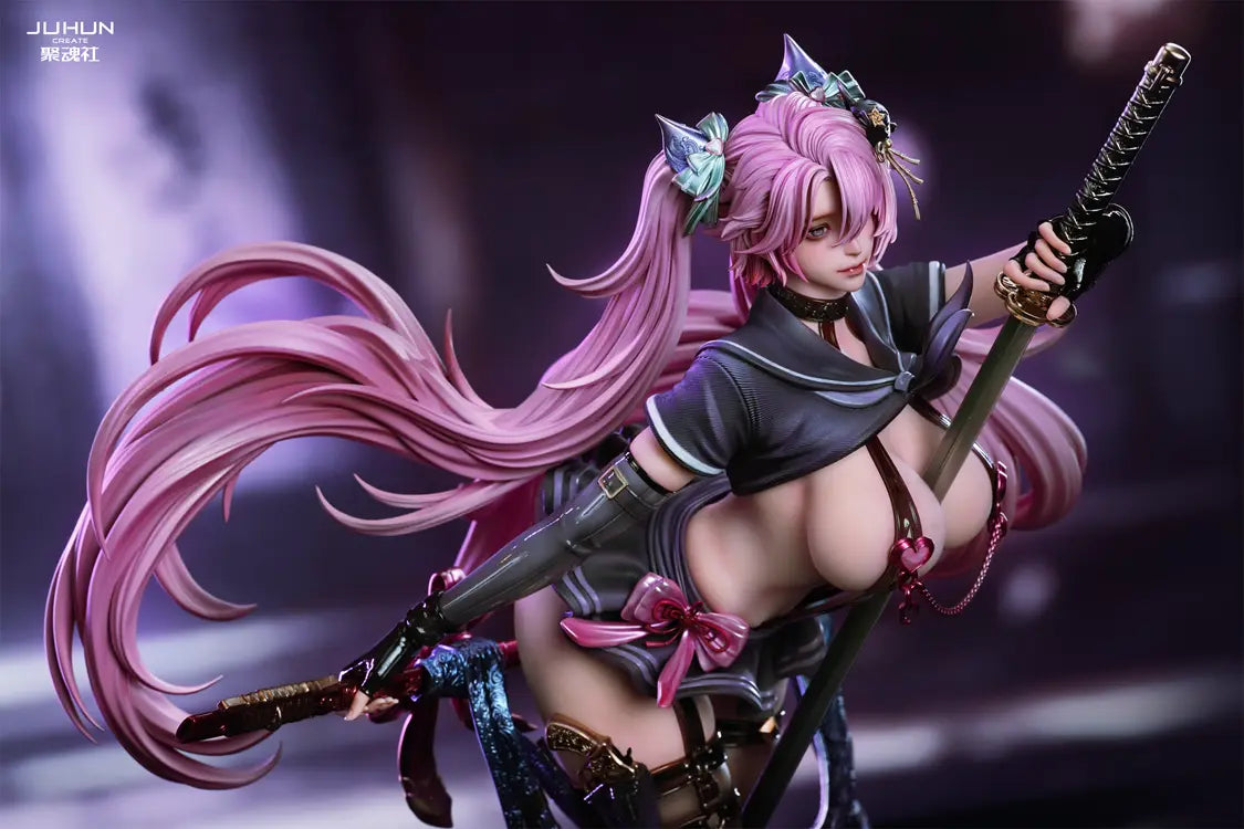 [Pre-Order] JuHun Create Studio - Statue - Original - Demon Slaying Girl Aya 1/4 Statue (Licensed)
