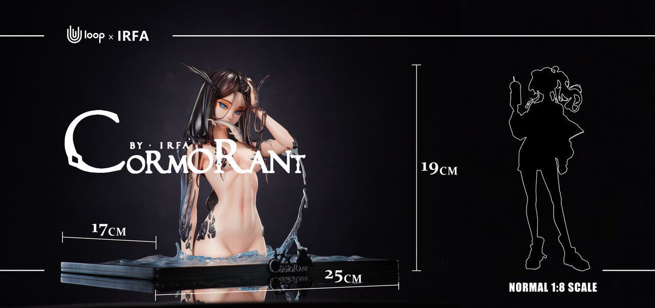 [Warehouse in Stock] U-loop Studio & Fairy Bean Studio - Statue - Original - Cormorant (Licensed)