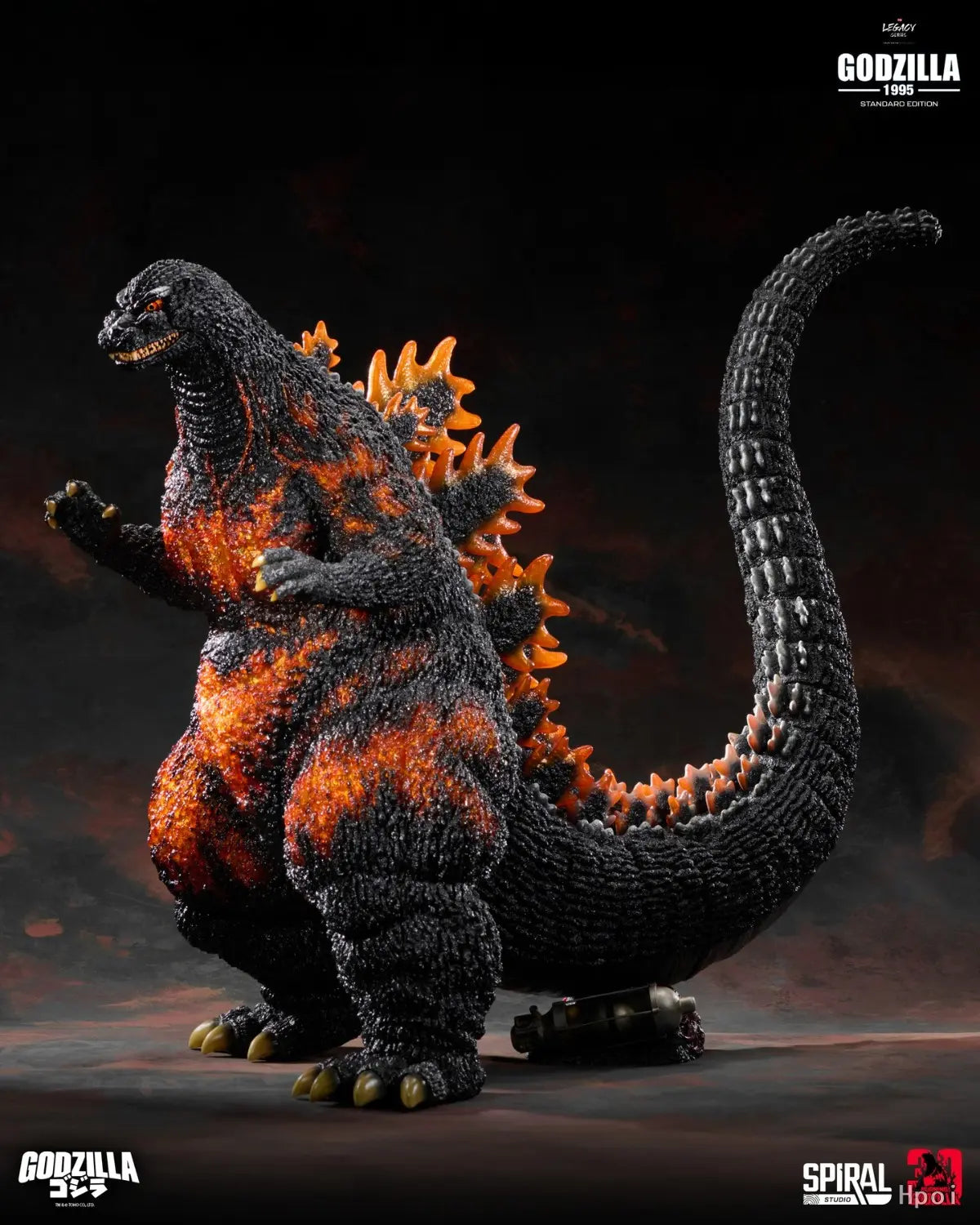 [Pre-Order] Spiral Studio - Statue - Legacy Series Godzilla 1995 Closed-Mouth Version (Licensed)