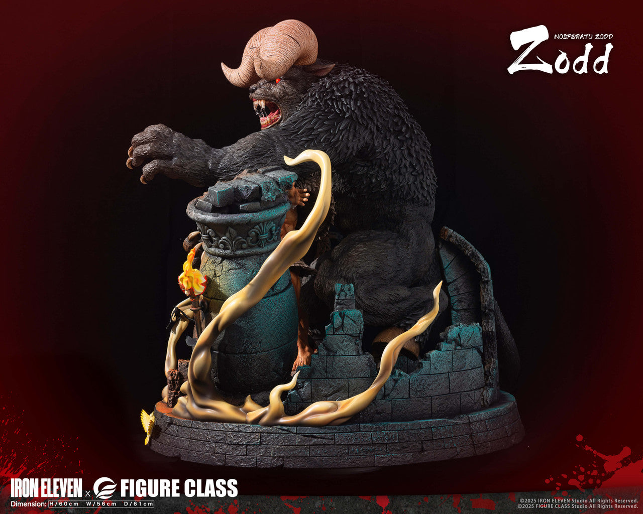 [Warehouse in Stock] IRON ELEVEN & FIGURE CLASS Studio - Statue - Berserk - Nosferatu Zodd