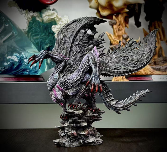 [Warehouse in Stock] S6 studio - Statue - Monster Hunter - #6 Black Eclipse Dragon (Gore Magala)