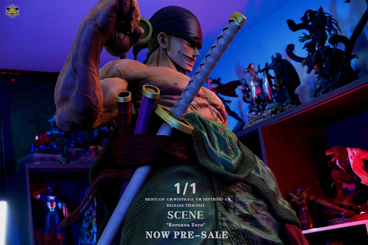 [Warehouse in Stock] Super Bomb Studio - Statue - One Piece Standing Roronoa Zoro