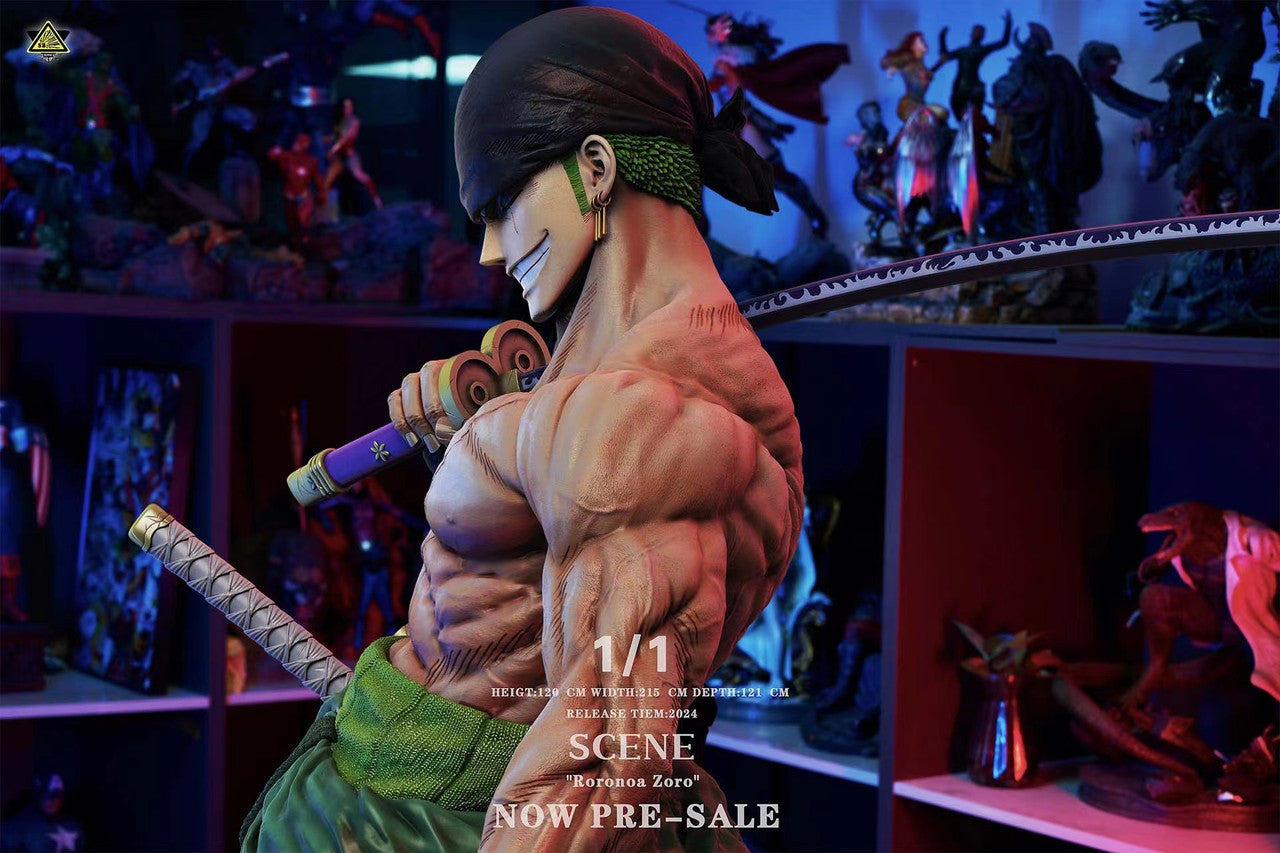 [Warehouse in Stock] Super Bomb Studio - Statue - One Piece Standing Roronoa Zoro