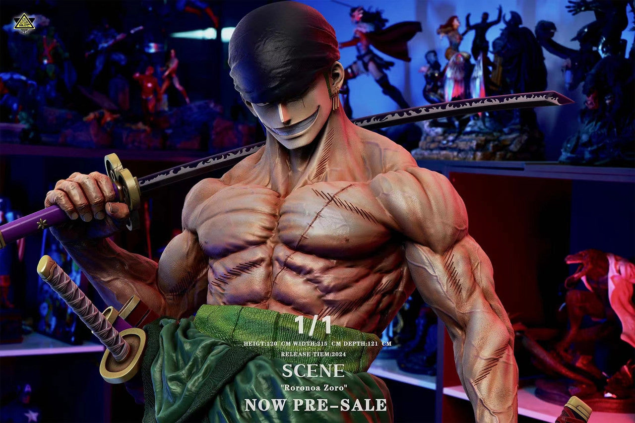 [Warehouse in Stock] Super Bomb Studio - Statue - One Piece Standing Roronoa Zoro