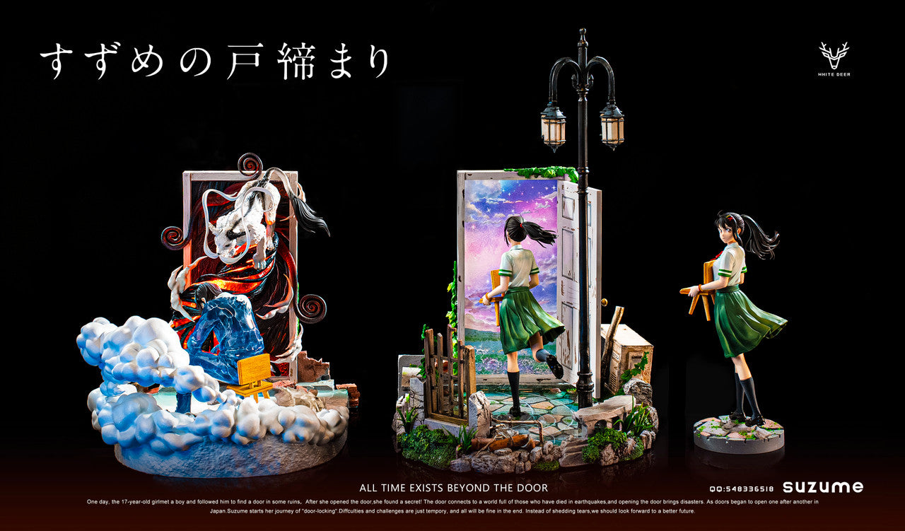 [Pre-Order] White Deer Studio - Statue - Suzume no Tojimari - Suzume Iwato