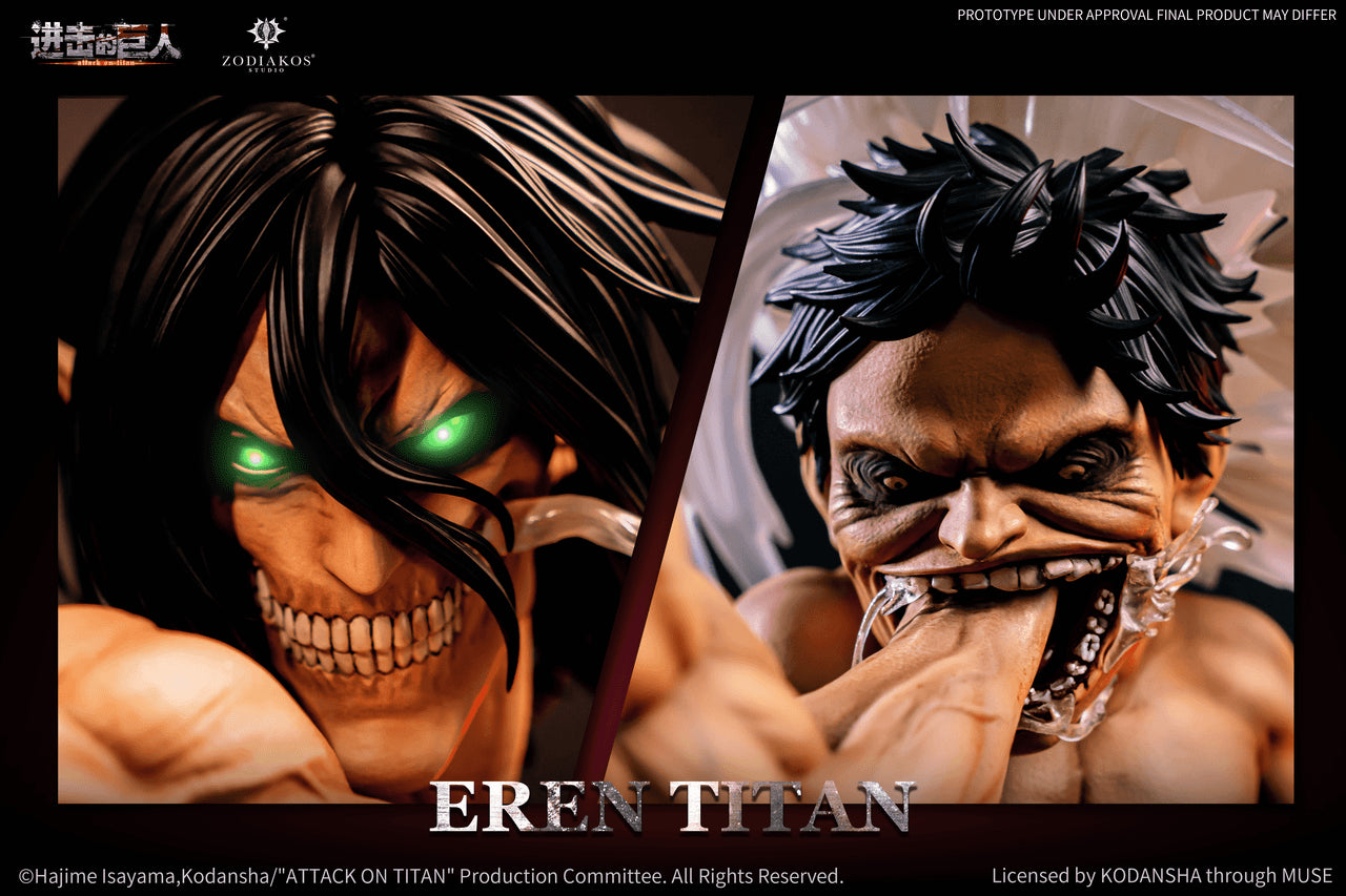[Pre-Order] Zodiakos Studio - Statue - Attack on Titan - Eren Titan (Licensed)