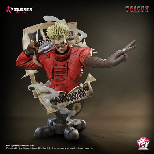 [Pre-Order] Figurama Collectors - Statue - TRIGUN - Vash the Stampede Bust (Licensed)