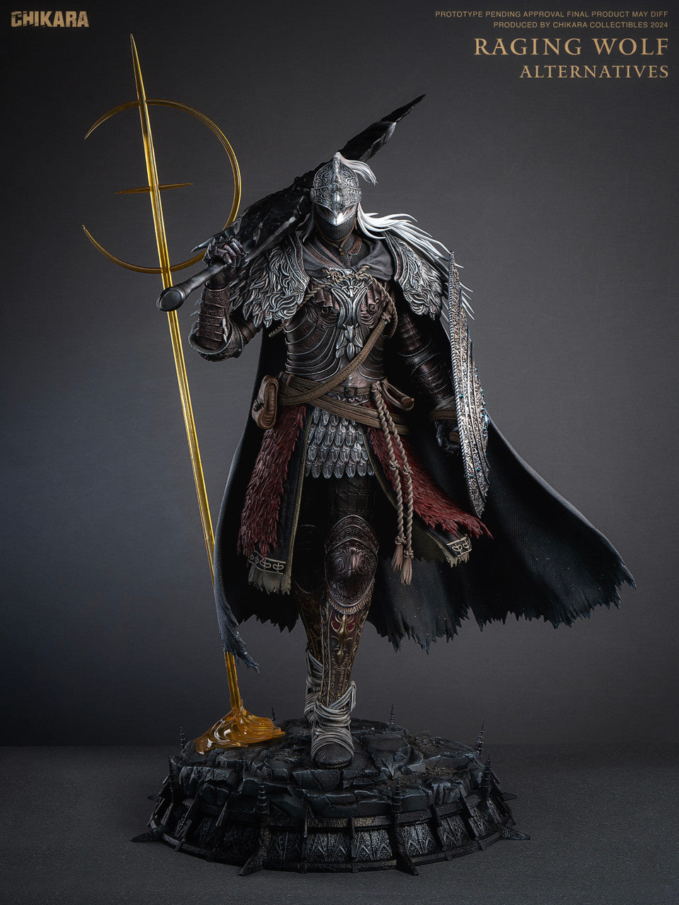 [Warehouse in Stock] CHIKARA Studio - Statue - Elden Ring - Vargram the Raging Wolf