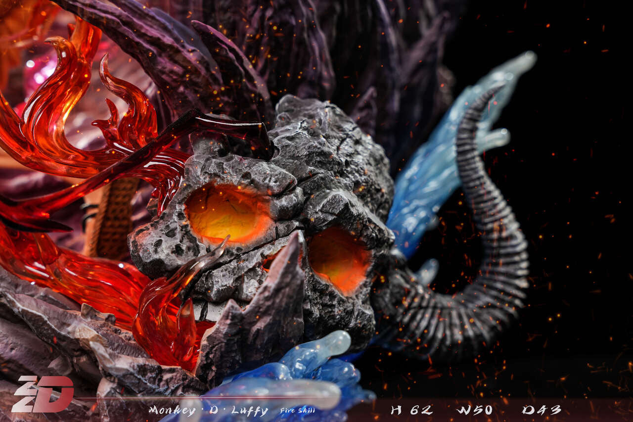 [Warehouse in stock] ZZDD Studio - Statue - One Piece - RED ROC Luffy with LED