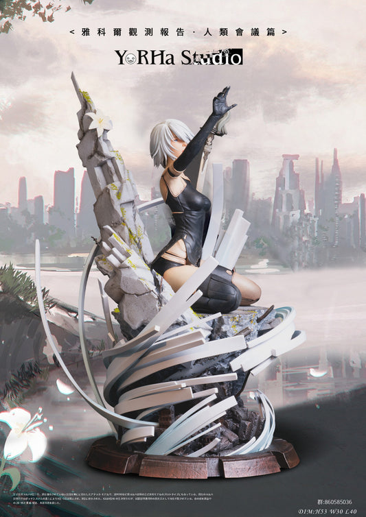 [Warehouse in Stock] YorHa Studio - Statue - NieR:Automata - YorHa Observation Report Council of Humanity Chapter 1 Ending A2 A version