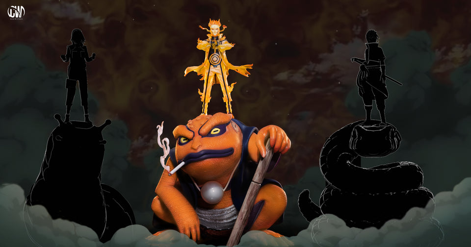 [Warehouse in Stock] Cartoon World Studio (CW Studio) - Statue - Naruto - Uzumaki Naruto & Gamakichi