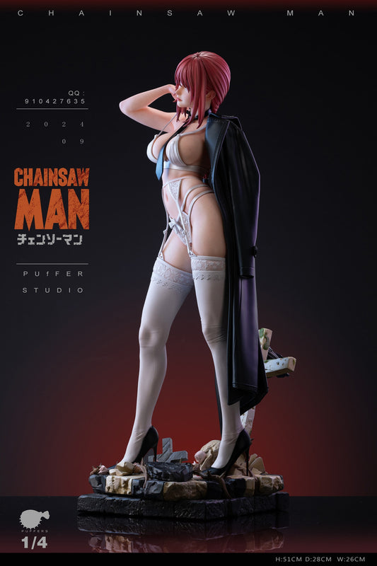 [Warehouse in stock] Puffer Studio - Chainsaw Man - 1/4 Makima EX White version