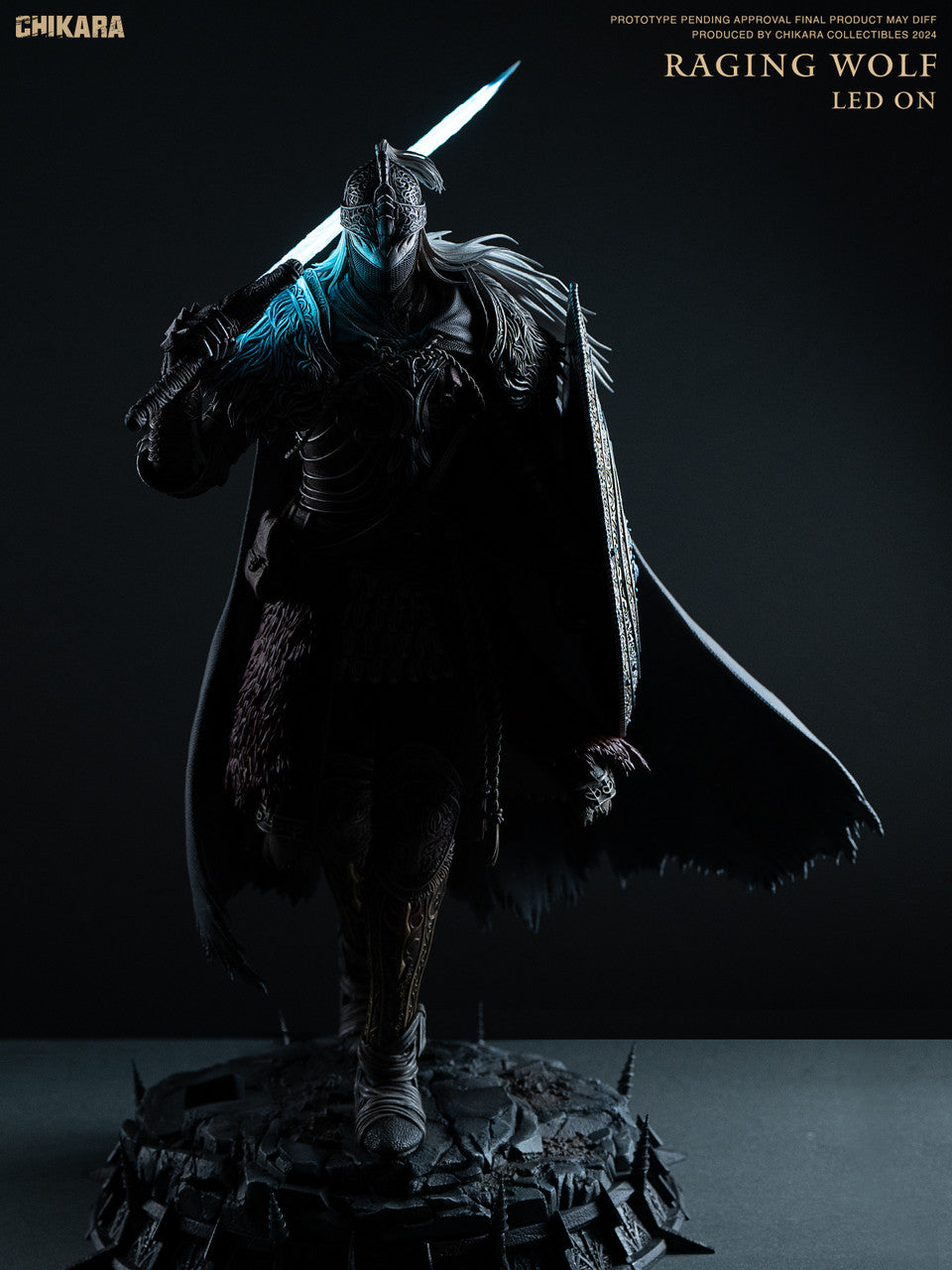 [Warehouse in Stock] CHIKARA Studio - Statue - Elden Ring - Vargram the Raging Wolf