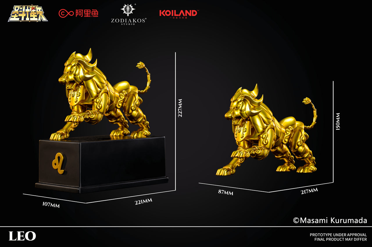 [Warehouse in Stock] Zodiakos Studio - Statue - Saint Seiya - Gold Saint Leo cloth (Licensed) (Copy)