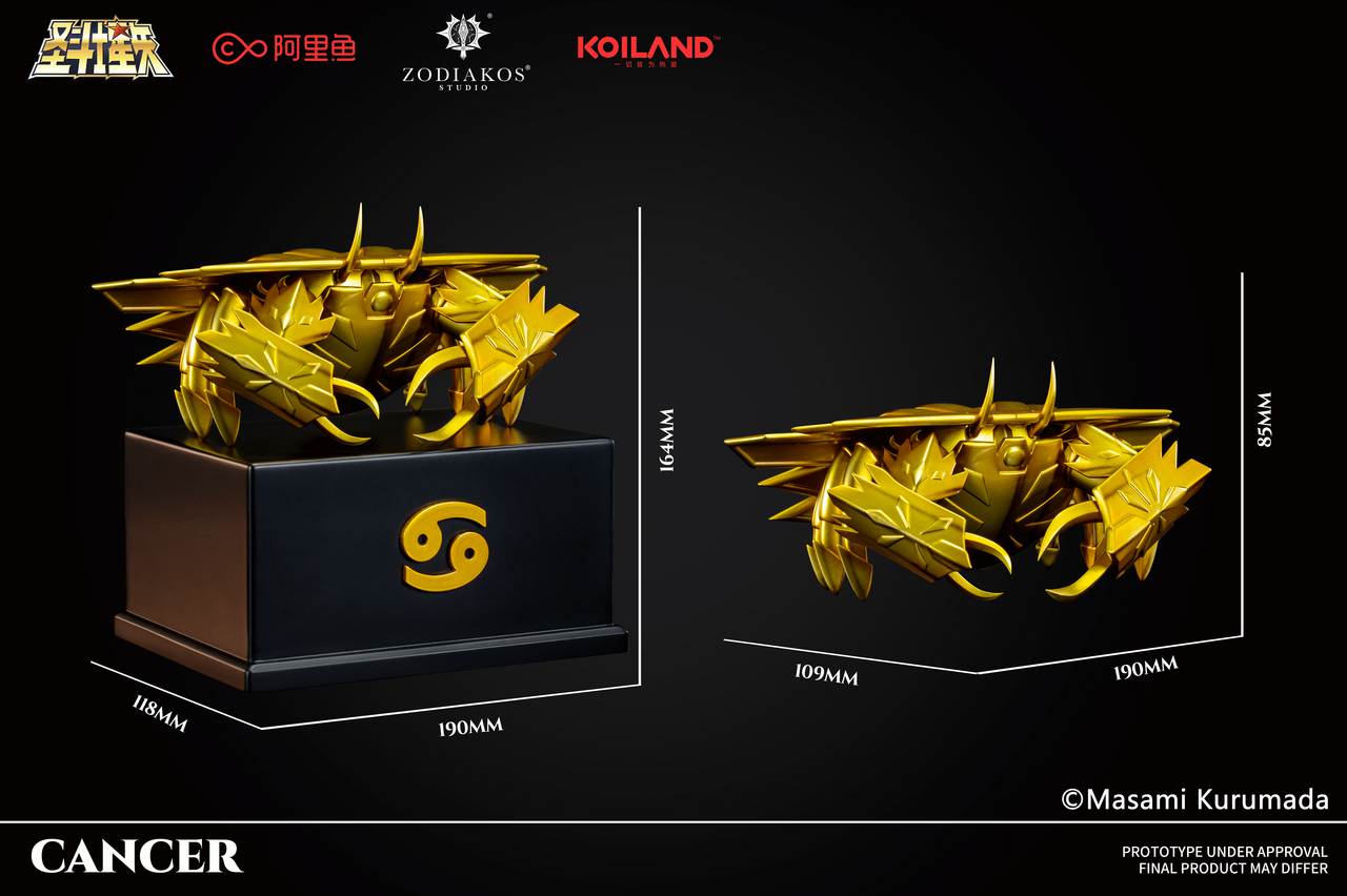 [Warehouse in Stock] Zodiakos Studio - Statue - Saint Seiya - Gold Saint Cancer cloth (Licensed)