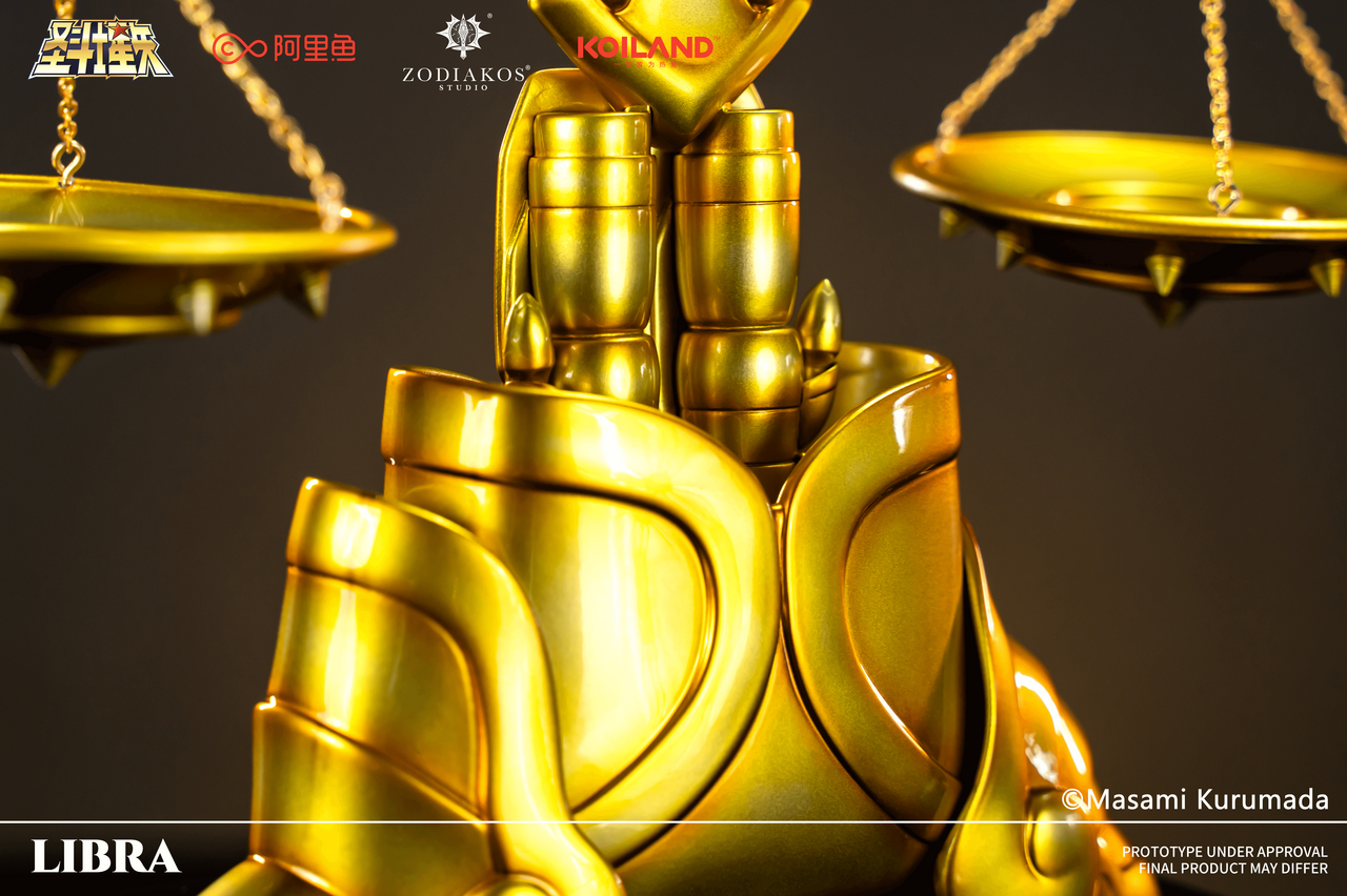 [Warehouse in Stock] Zodiakos Studio - Statue - Saint Seiya - Gold Saint Libra cloth (Licensed)