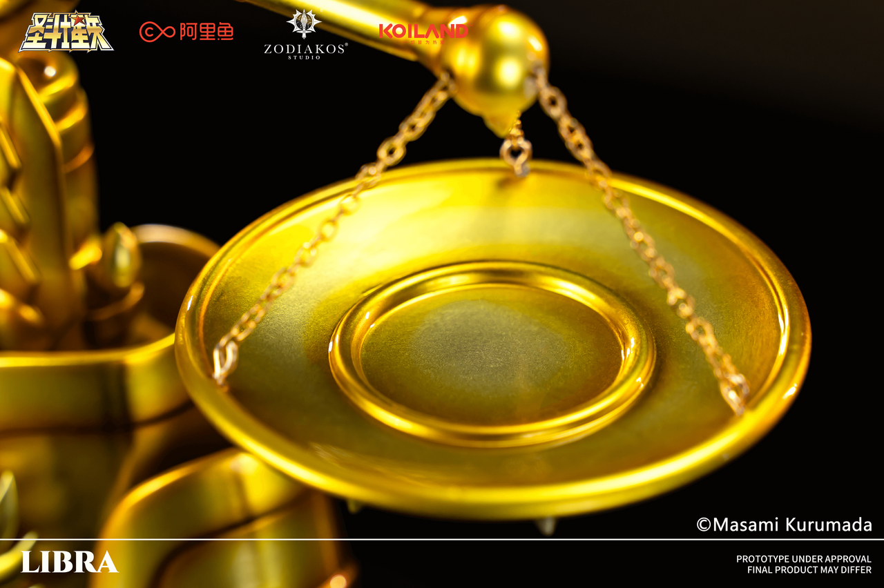[Warehouse in Stock] Zodiakos Studio - Statue - Saint Seiya - Gold Saint Libra cloth (Licensed)