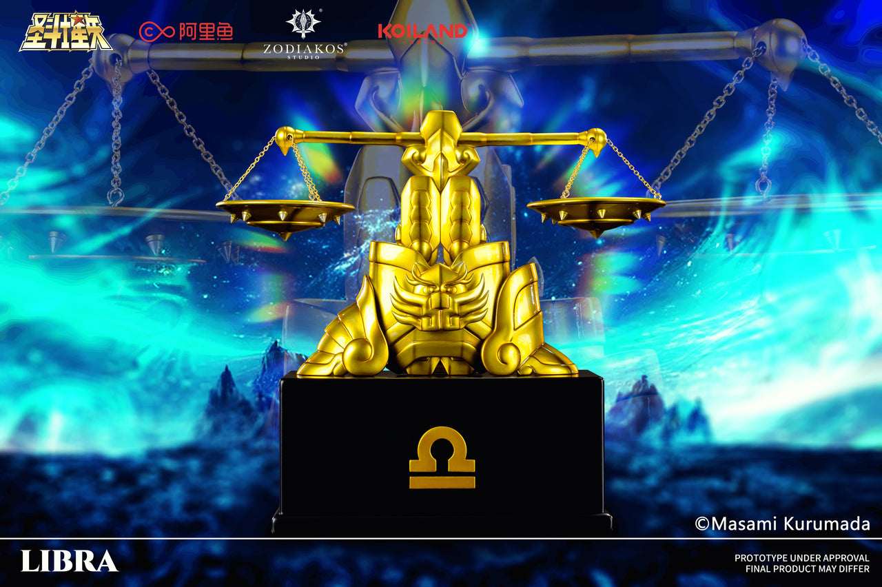 [Warehouse in Stock] Zodiakos Studio - Statue - Saint Seiya - Gold Saint Libra cloth (Licensed)