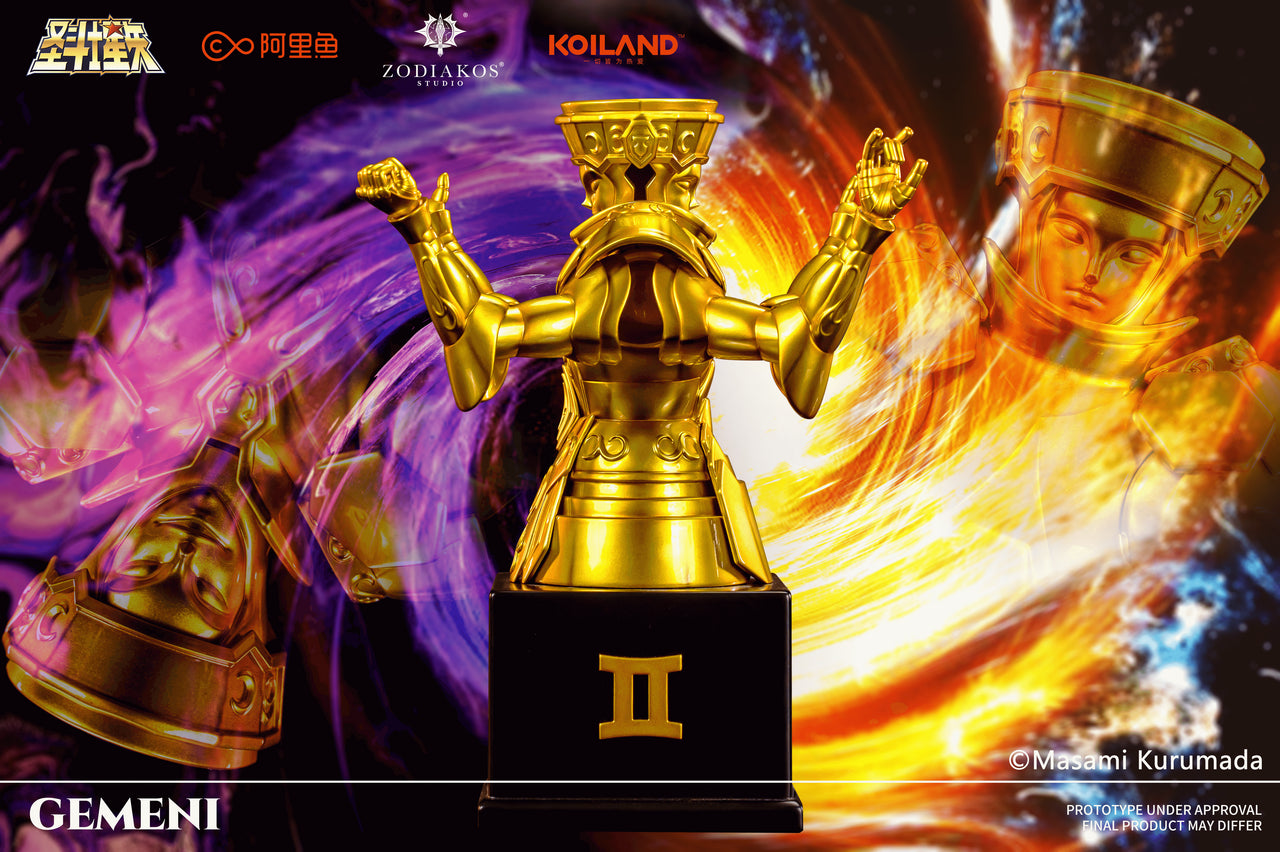 [Warehouse in Stock] Zodiakos Studio - Statue - Saint Seiya - Gold Saint Gemini cloth (Licensed)