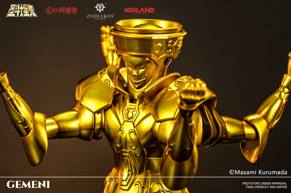 [Warehouse in Stock] Zodiakos Studio - Statue - Saint Seiya - Gold Saint Gemini cloth (Licensed)
