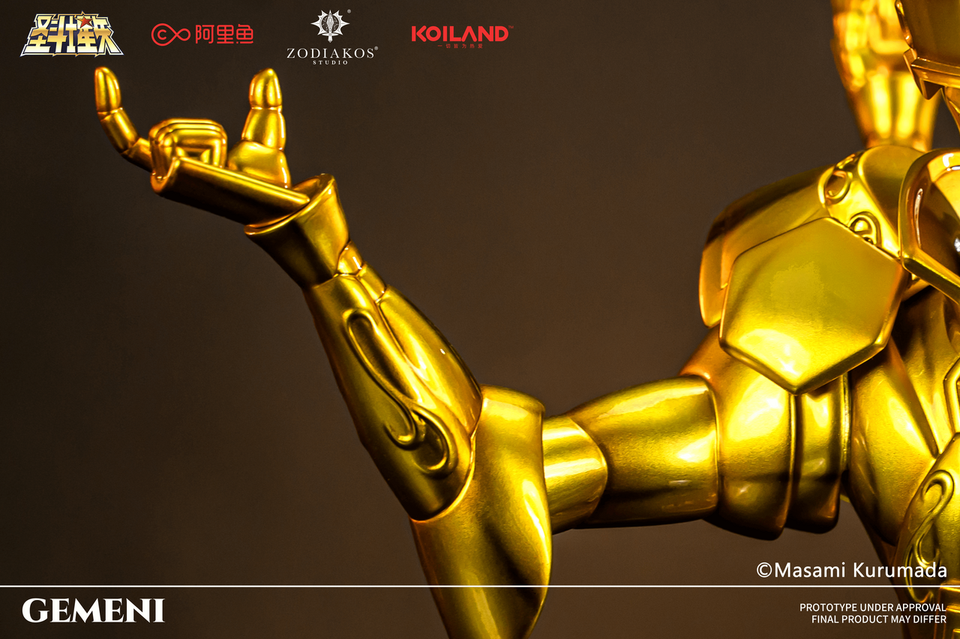 [Warehouse in Stock] Zodiakos Studio - Statue - Saint Seiya - Gold Saint Gemini cloth (Licensed)