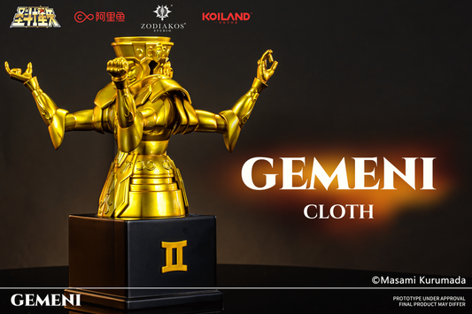 [Warehouse in Stock] Zodiakos Studio - Statue - Saint Seiya - Gold Saint Gemini cloth (Licensed)