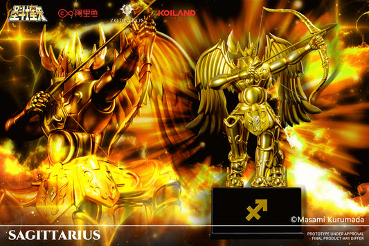 [Warehouse in Stock] Zodiakos Studio - Statue - Saint Seiya - Gold Saint Sagittarius cloth (Licensed)