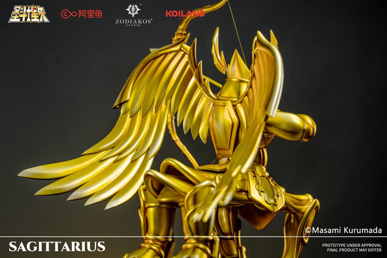 [Warehouse in Stock] Zodiakos Studio - Statue - Saint Seiya - Gold Saint Sagittarius cloth (Licensed)