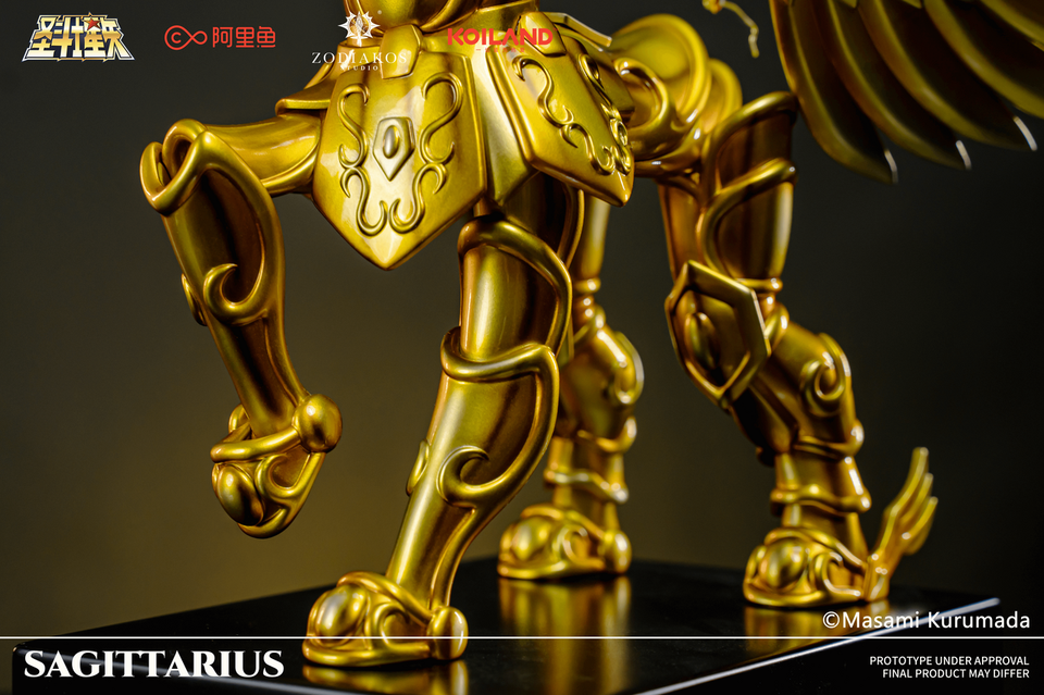 [Warehouse in Stock] Zodiakos Studio - Statue - Saint Seiya - Gold Saint Sagittarius cloth (Licensed)