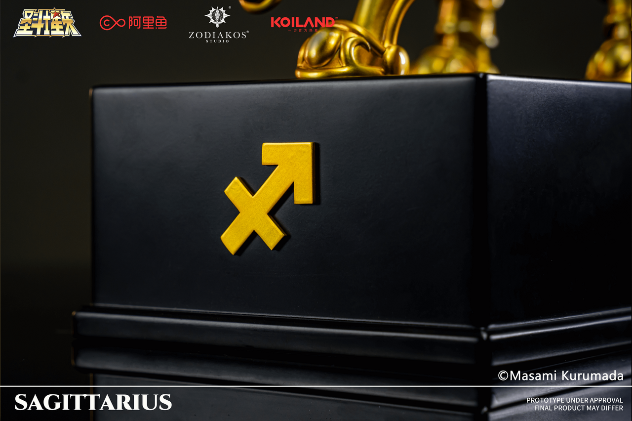 [Warehouse in Stock] Zodiakos Studio - Statue - Saint Seiya - Gold Saint Sagittarius cloth (Licensed)