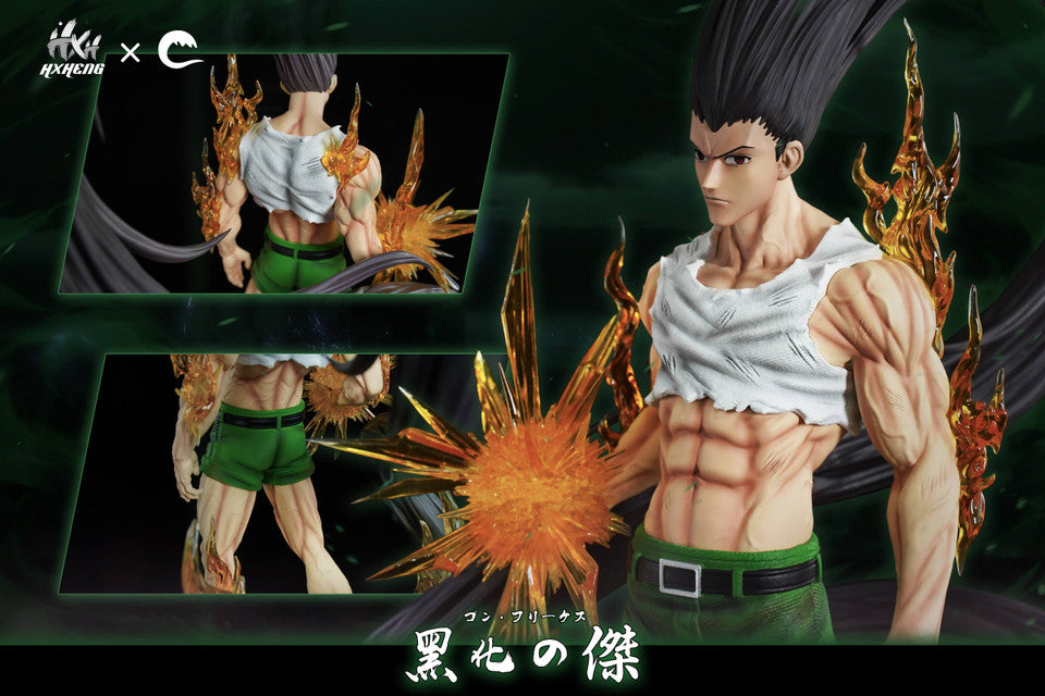 [Warehouse in Stock] HXHENG × CHENG Studio - Statue - HUNTER×HUNTER - Hunter Series #1 Black Gon Freecss
