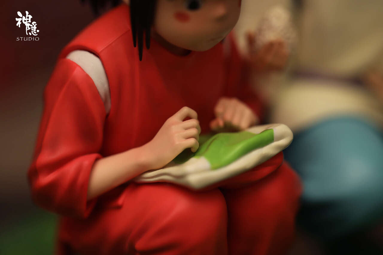 [Warehouse in Stock] Shen Yin Studio - Statue - Spirited Away - Meet the series Spirited Away Healing Magic Rice Balls ogino chihiro & Nigihayami Kohakunushi