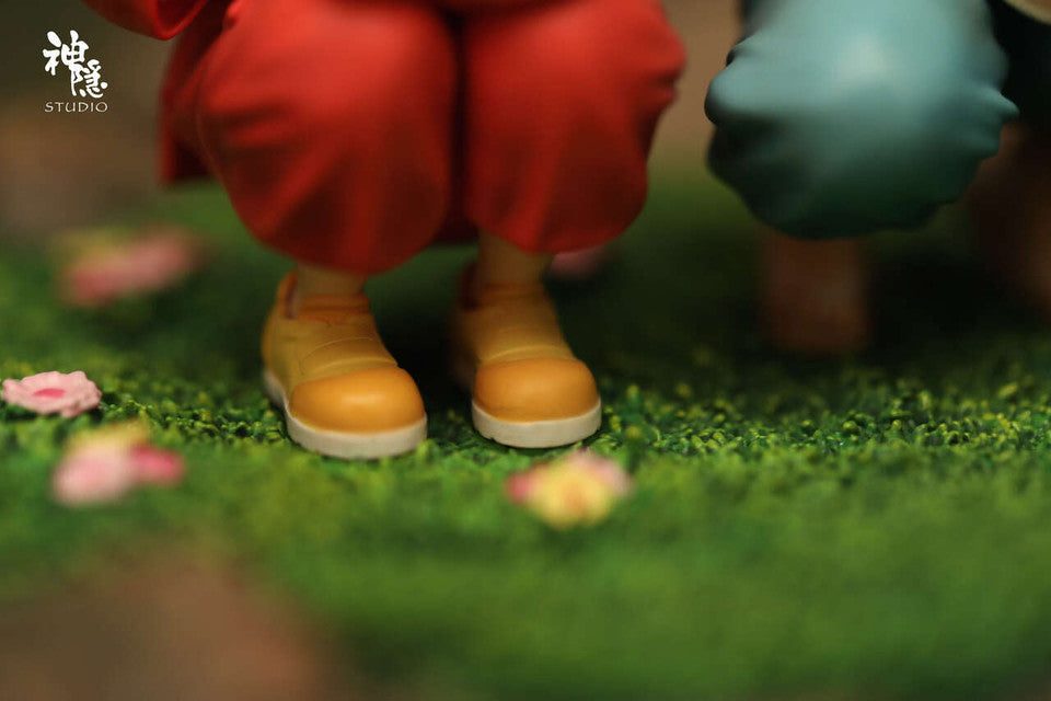 [Warehouse in Stock] Shen Yin Studio - Statue - Spirited Away - Meet the series Spirited Away Healing Magic Rice Balls ogino chihiro & Nigihayami Kohakunushi