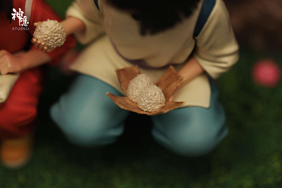 [Warehouse in Stock] Shen Yin Studio - Statue - Spirited Away - Meet the series Spirited Away Healing Magic Rice Balls ogino chihiro & Nigihayami Kohakunushi