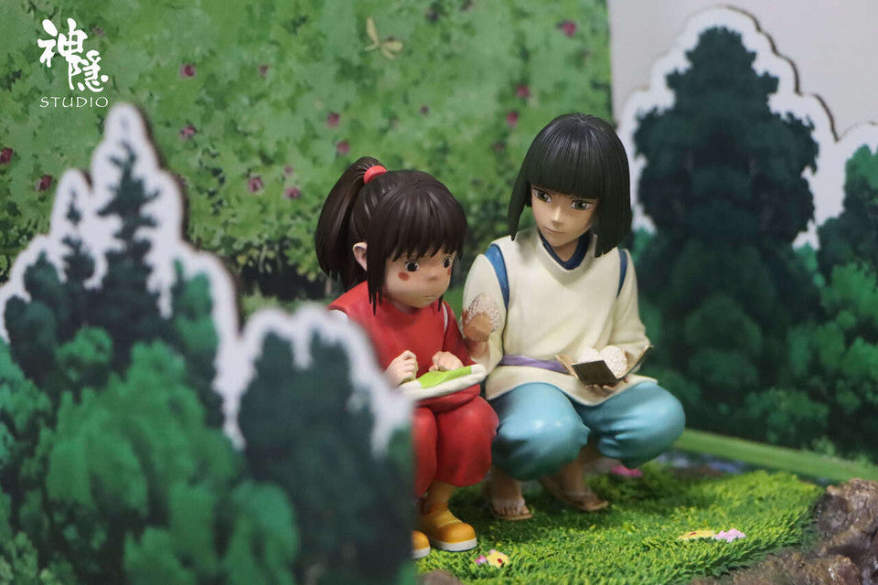 [Warehouse in Stock] Shen Yin Studio - Statue - Spirited Away - Meet the series Spirited Away Healing Magic Rice Balls ogino chihiro & Nigihayami Kohakunushi