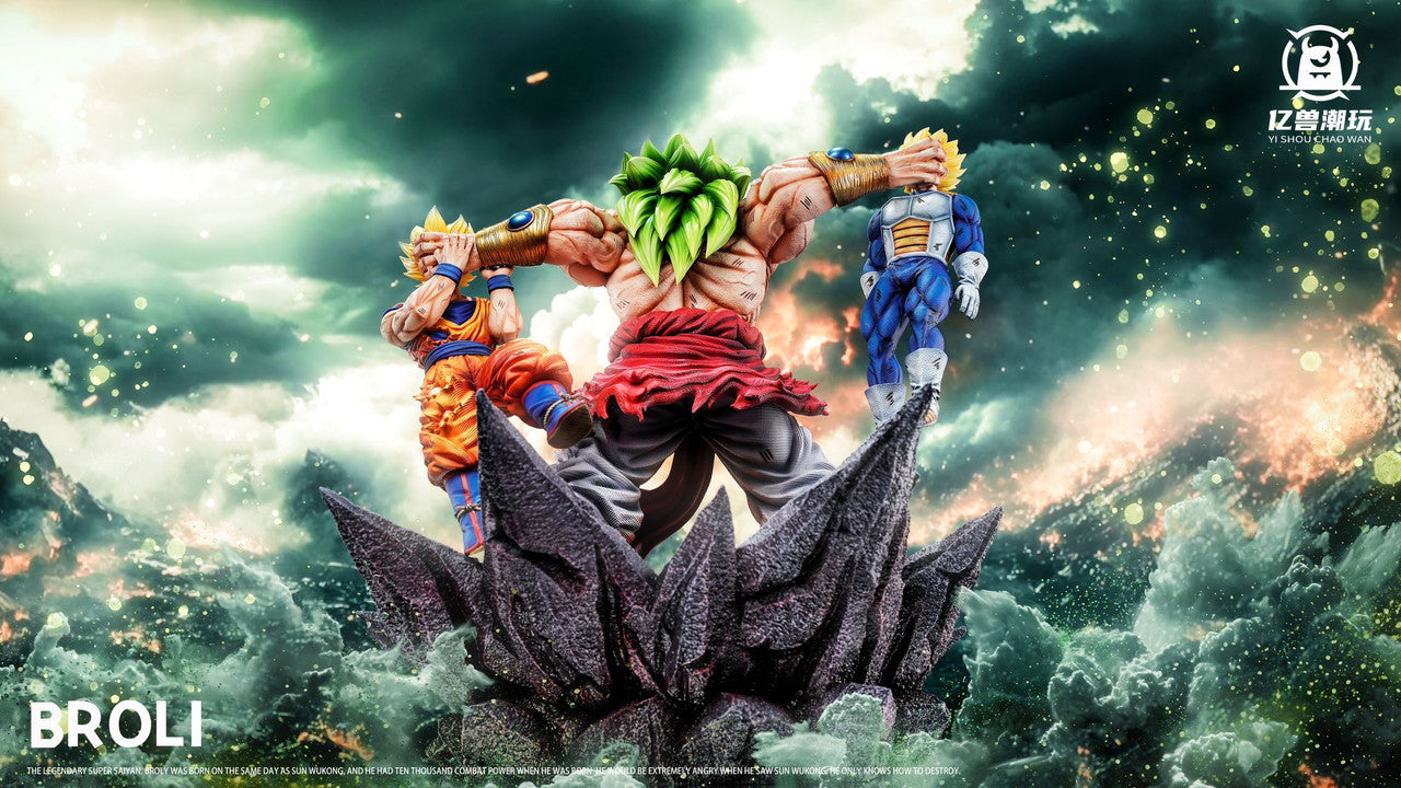 [Warehouse in Stock] YISHOU Studio - Statue - Dragon Ball - Broly VS Goku & Vegeta