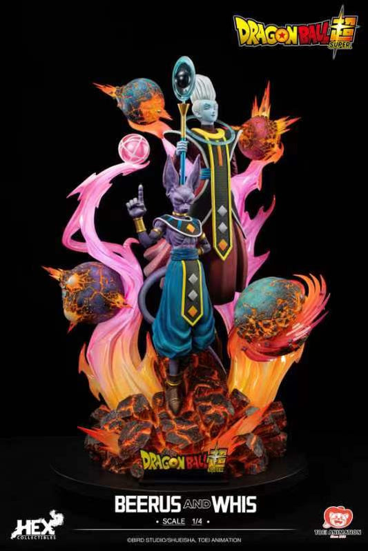 [Warehouse in Stock] HEX Collectibles & Pickstar Studio - Dragon Ball Super Beerus & Whis 1/4 Statue (Licensed)