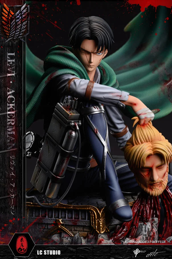 [Warehouse in stock] LC Studio - Statue - Attack On Titan - Seriously Injured Levi Ackerman