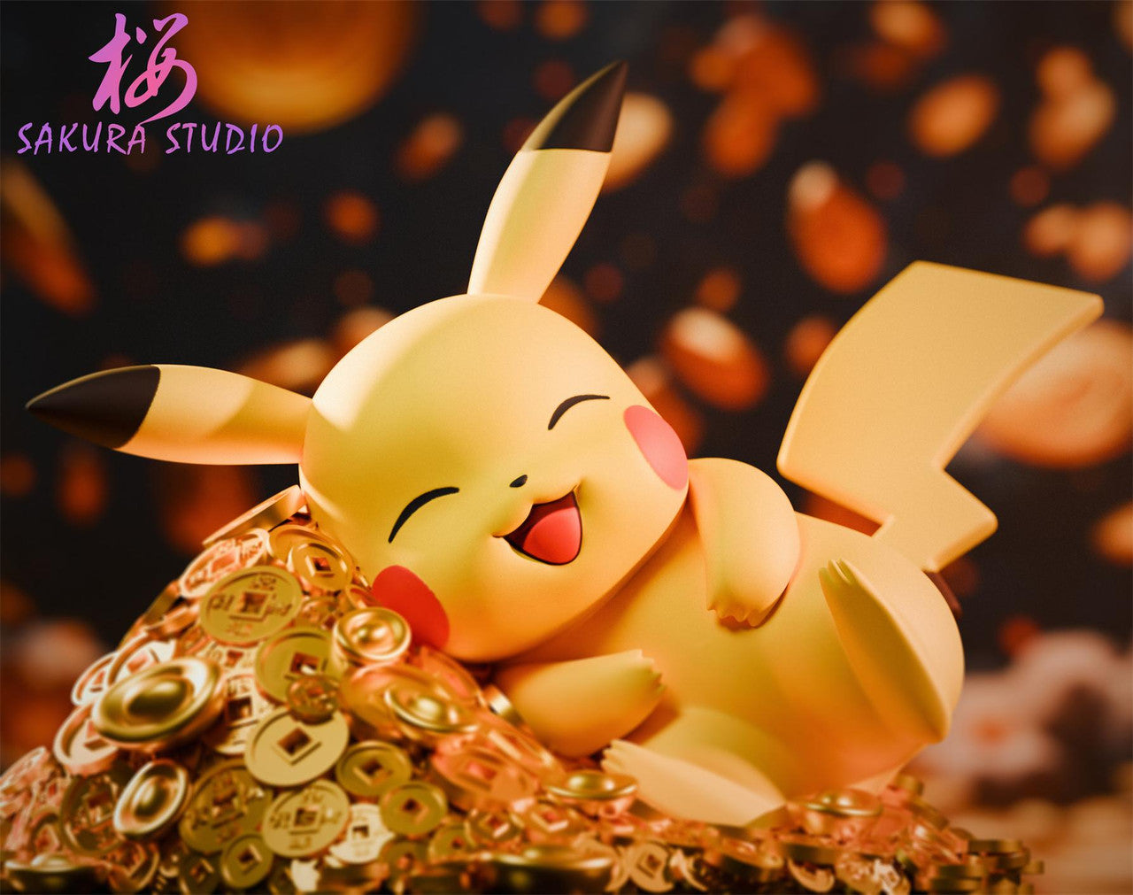 [Pre-Order] Sakura Studio - Statue - Pokémon - Lying down Pikachu