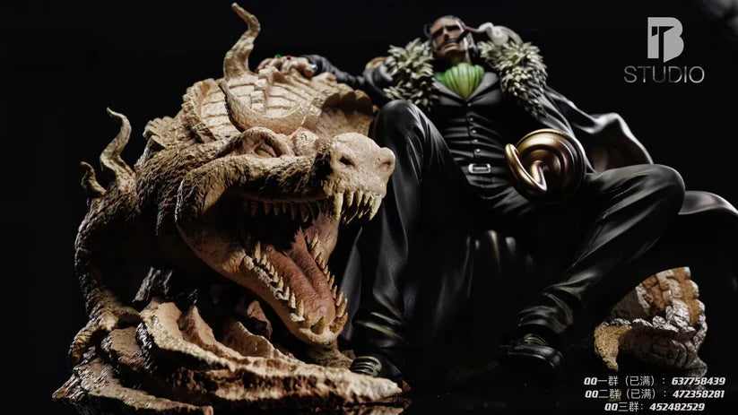[Warehouse in Stock] BT Studio - Statue - One Piece - Seated Shichibukai #1 Sir Crocodile