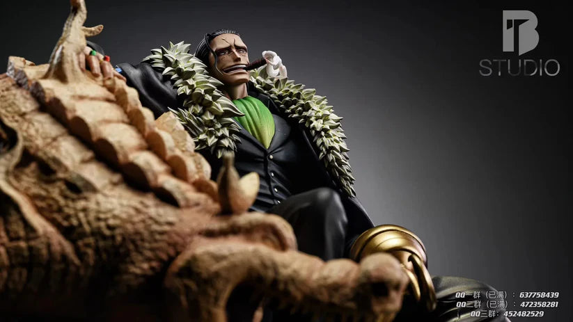[Warehouse in Stock] BT Studio - Statue - One Piece - Seated Shichibukai #1 Sir Crocodile